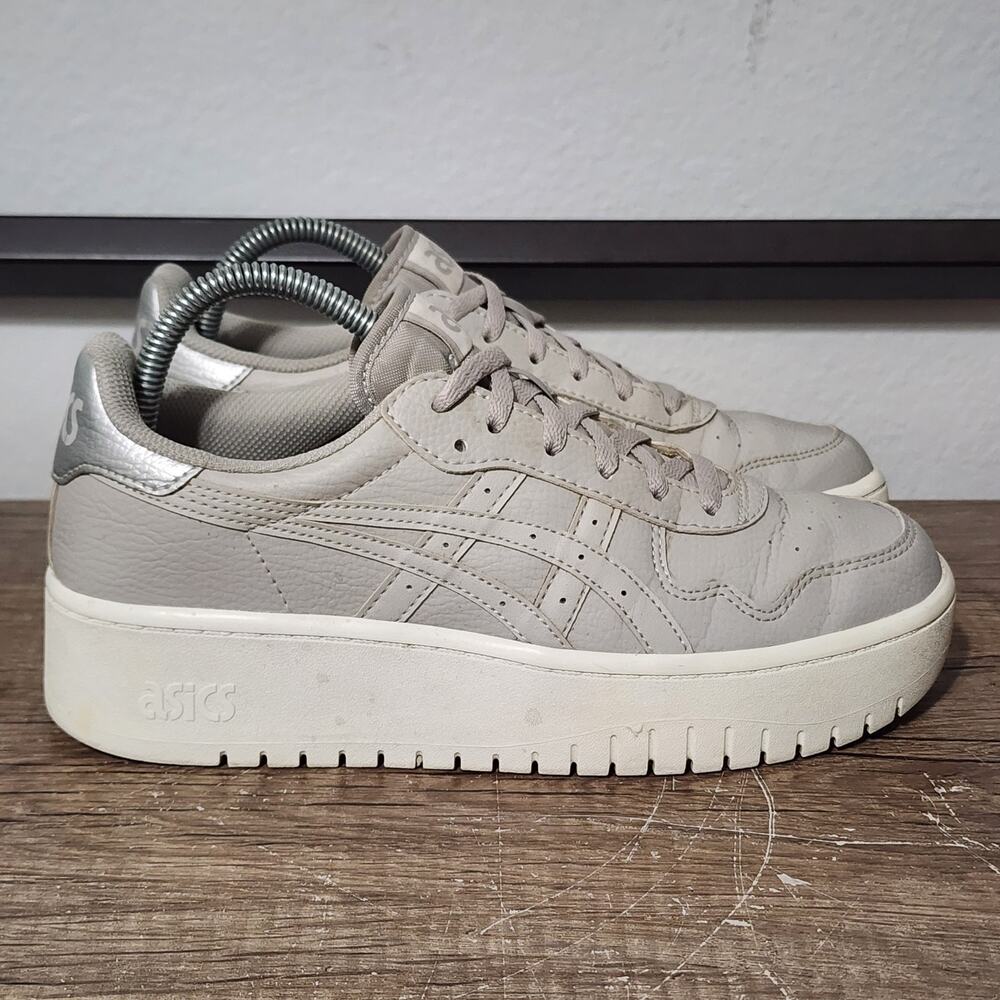 Asics Japan S PF Women's Platform Shoes Sneakers Size 8.5 Gray - Picture 3 of 9